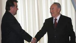 Эмомали Рахмон и Нурсултан Назарбаев 