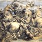 Леонардо да Винчи  «Битва при Ангьяри»