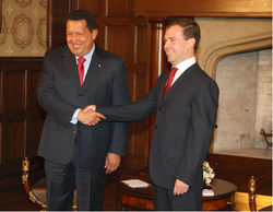 Уго Чавес и Дмитрий Медведев 