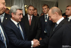 Серж Саргсян и Владимир Путин