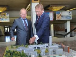 Путину продемонстрировали проект будущего города