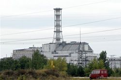 Территория возле ЧАЭС
