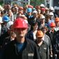 митингующие металлурги