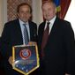 Президент Молдовы с главой УЕФА