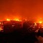 Пожар в дагестанской деревне