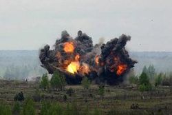 взрыв на полигоне