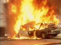взрыв автомобиля