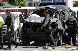 Взрыв бомбы в Колумбии