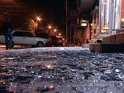 Мощнейшее взрывное устройство приведено в действие в Махачкале