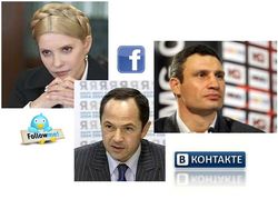 Рейтинг "Биржевого лидера" Тимошенко и Тигипко самые популярные в соцсетях