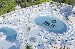 Пляж на крыше ТРЦ Ocean Plaza