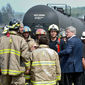 В канадской провинции Квебек потушили пожар на месте аварии локомотива
