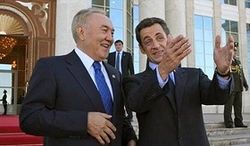 Саркози и Назарбаев