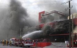 пожар на заводе