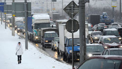 Москву засыпало