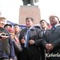 На митинге в Джалал-Абаде
