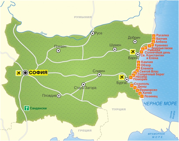 Туризм Болгарии