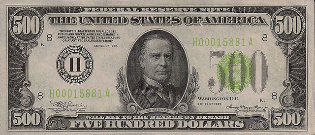 500 долларов США фото