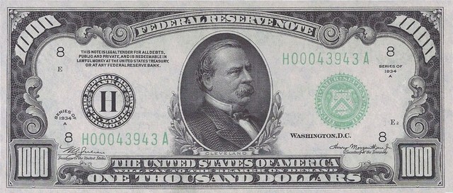 1000 долларов США фото