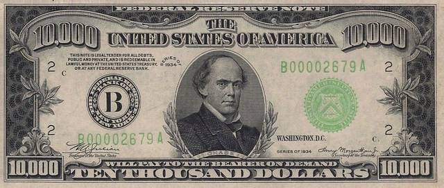10000 долларов США фото