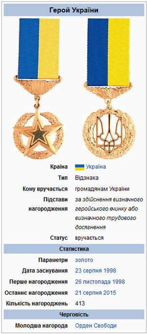 Награда Василия Стуса