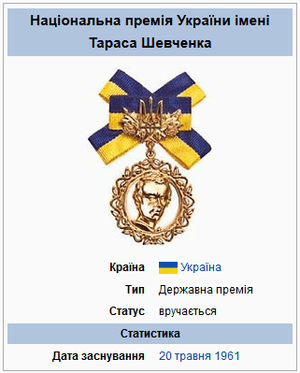 Награды Василия Стуса