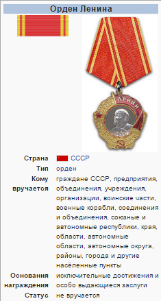 Награда Екатерины Зеленко